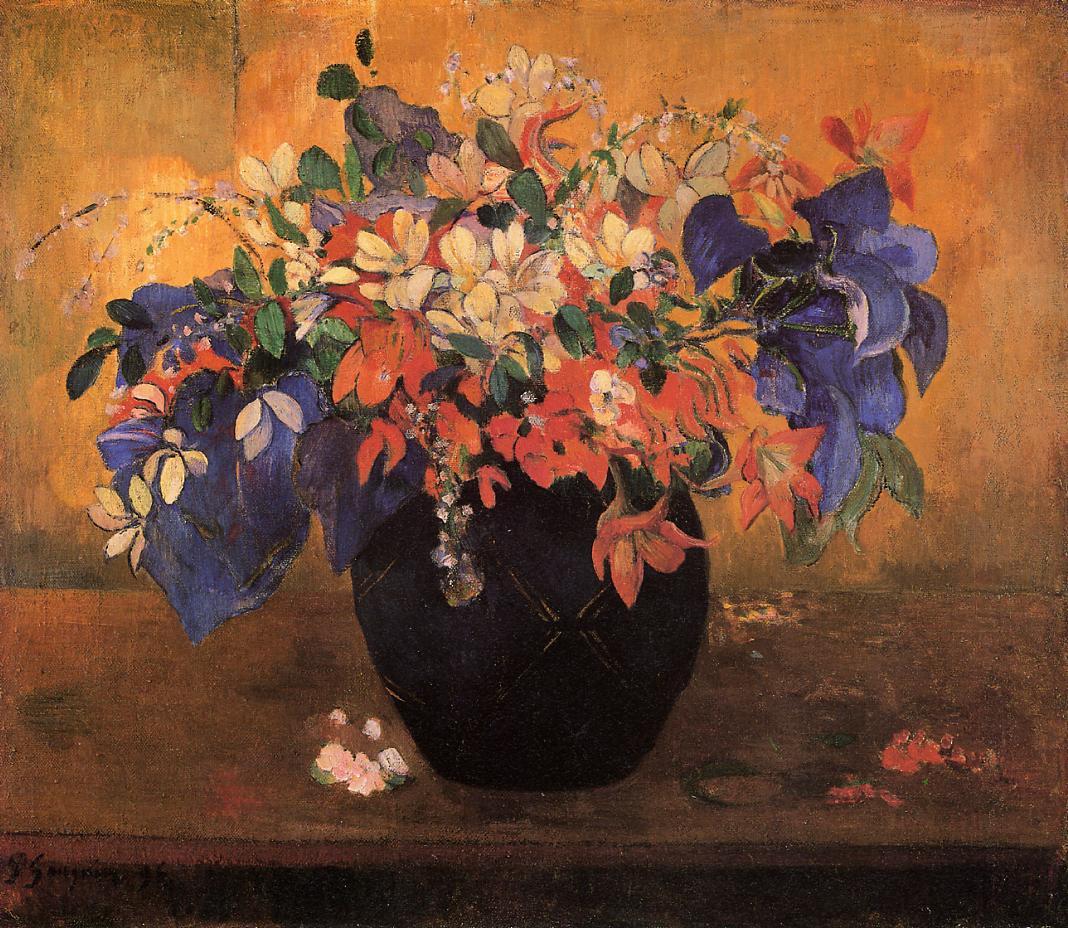 Vase of flowers 1896